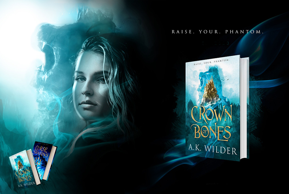 Crown of Bones and Curse of Shadows by AK Wilder
